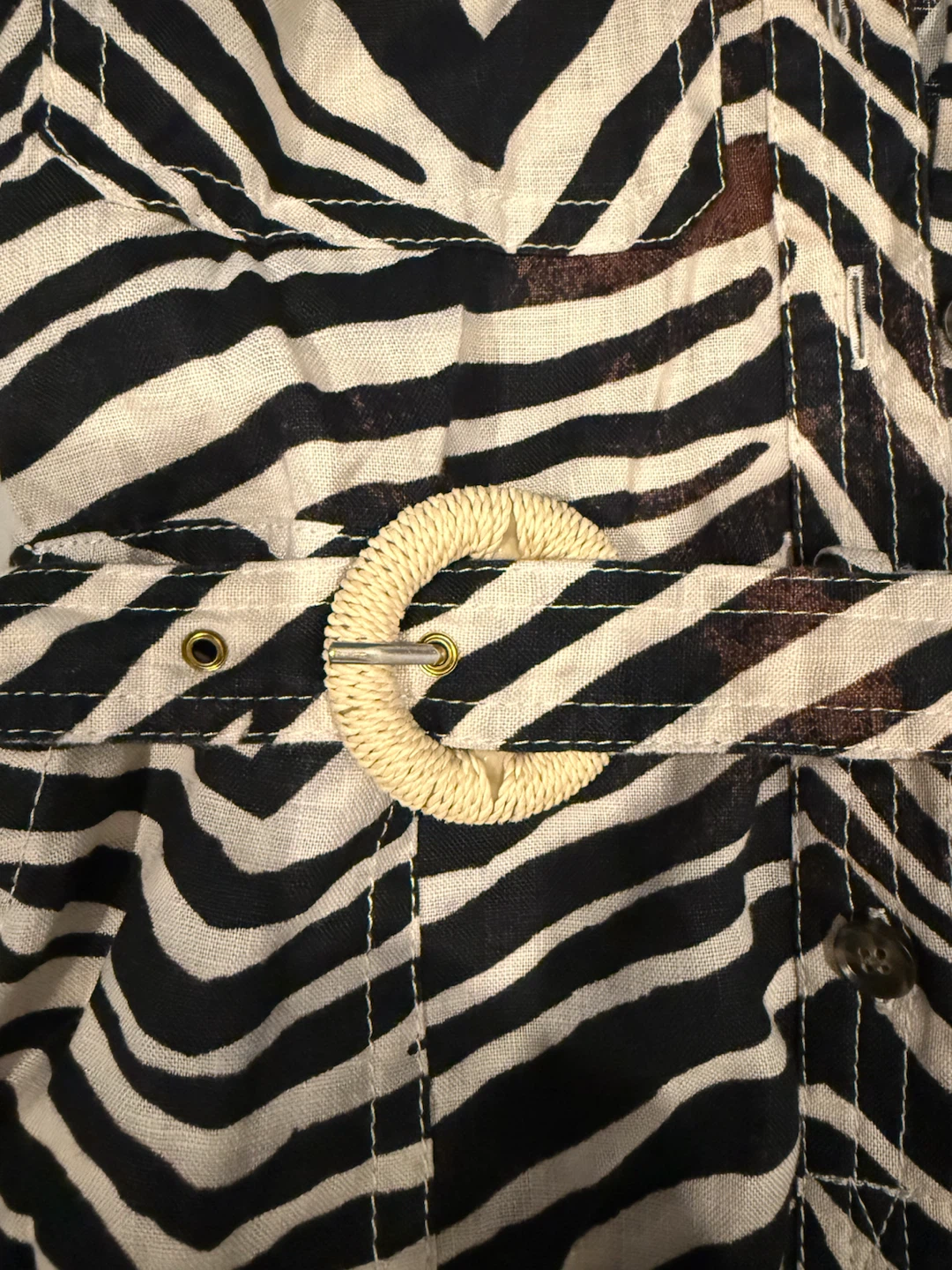 Banana Republic Zebra Print Petite XS Romper - photo 4