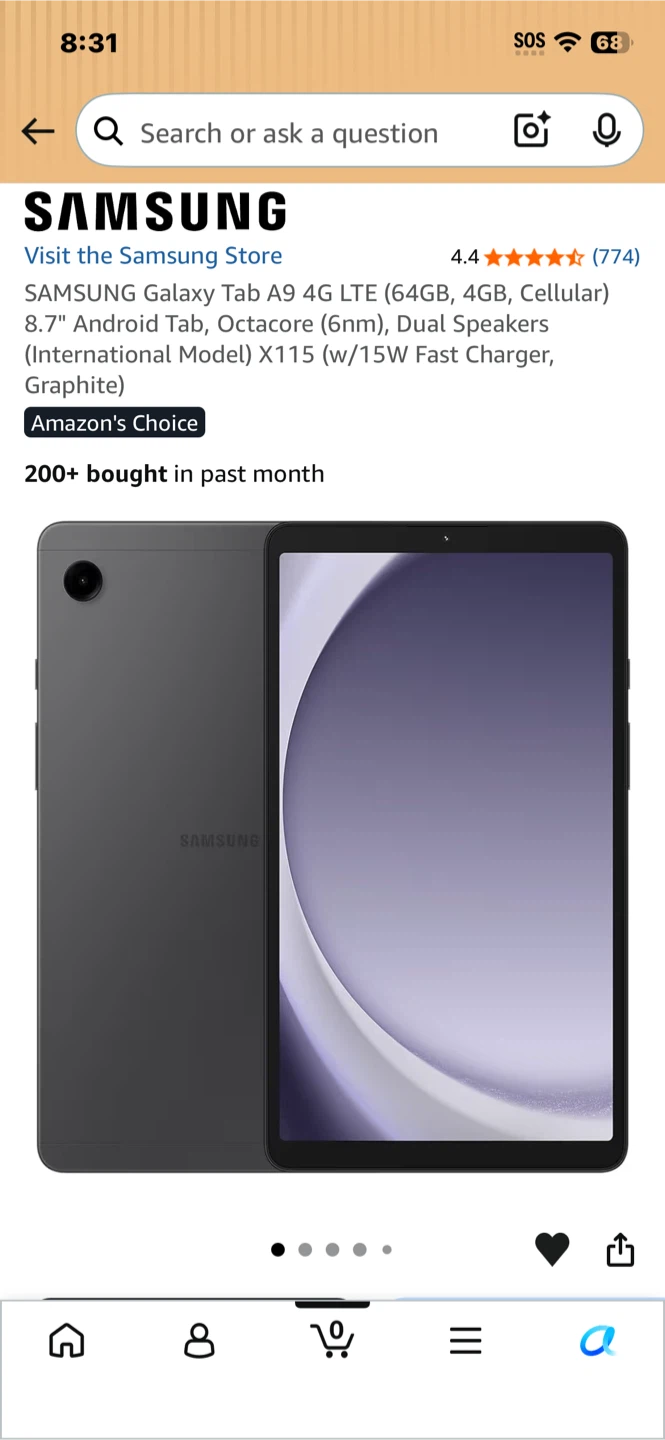 Samsung Galaxy Tab A9 Tablet
