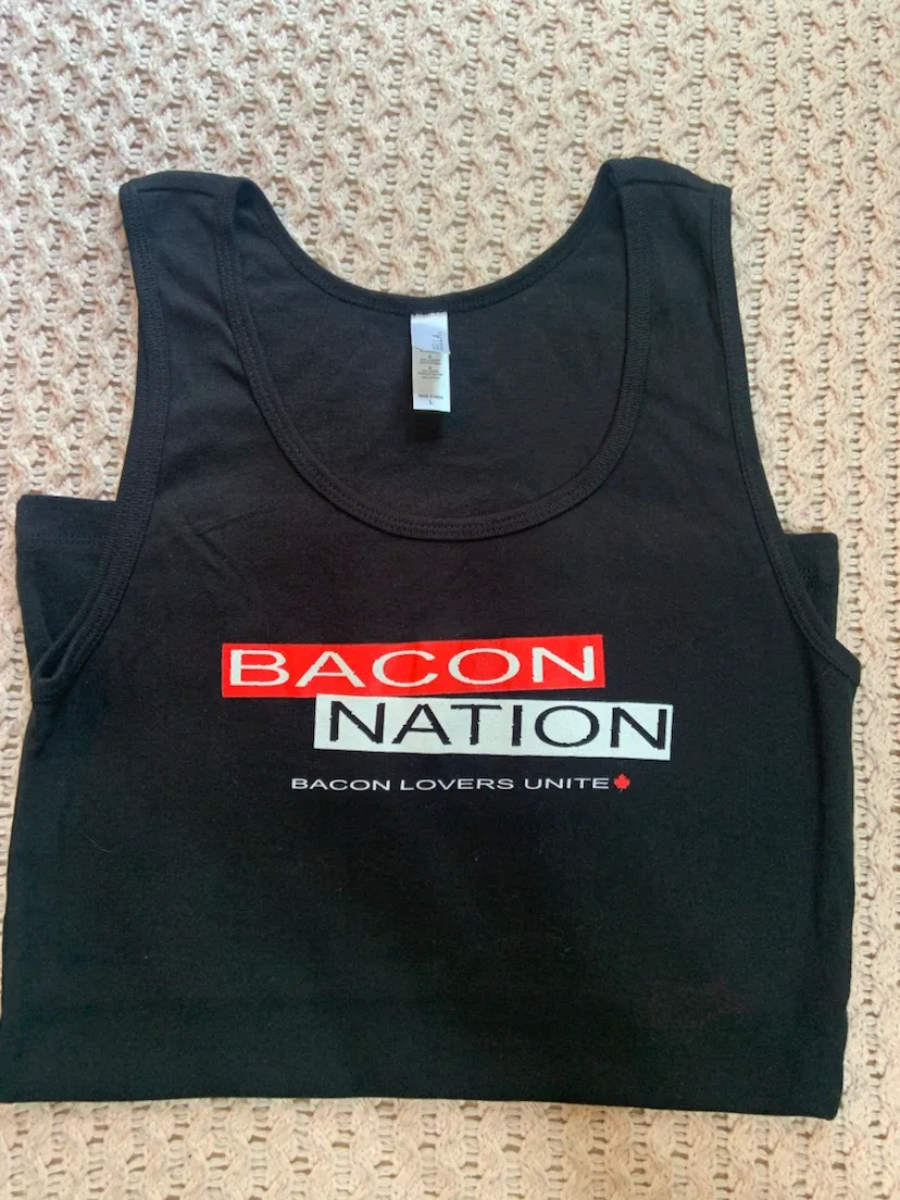 Bella "Bacon Nation" Tank Top - Size L