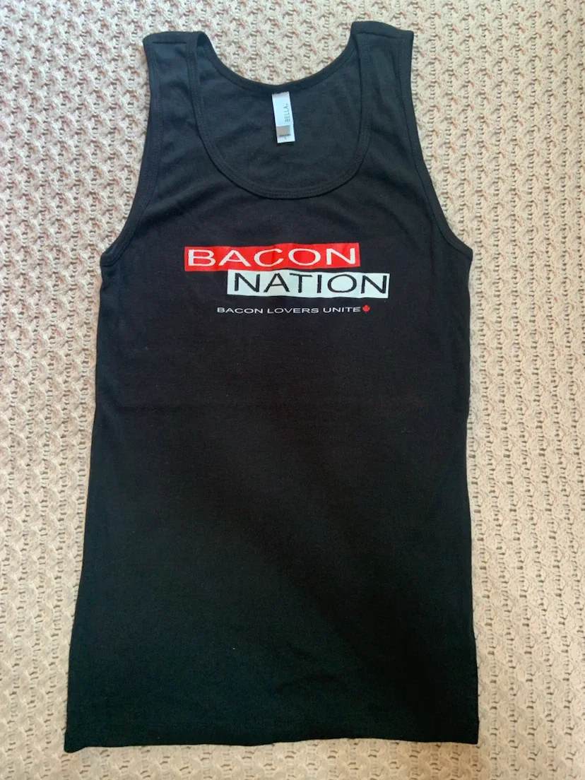 Bella "Bacon Nation" Tank Top - Size L - photo 2