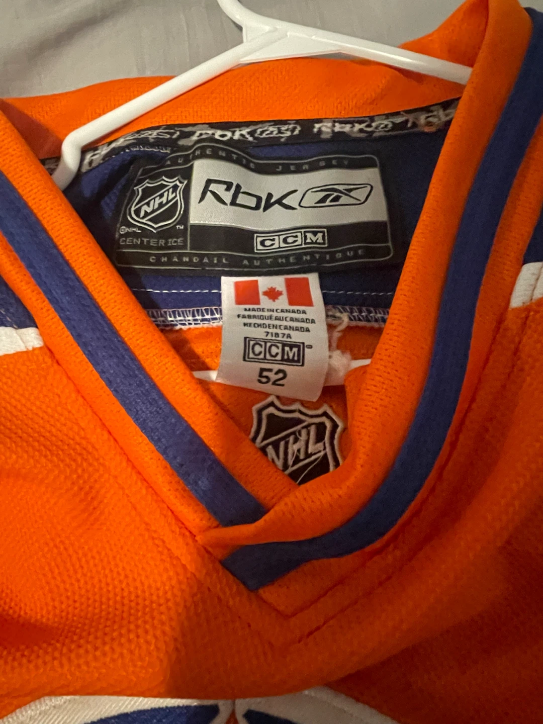 Edmonton Oilers McDavid CCM Jersey Size 52 - photo 2