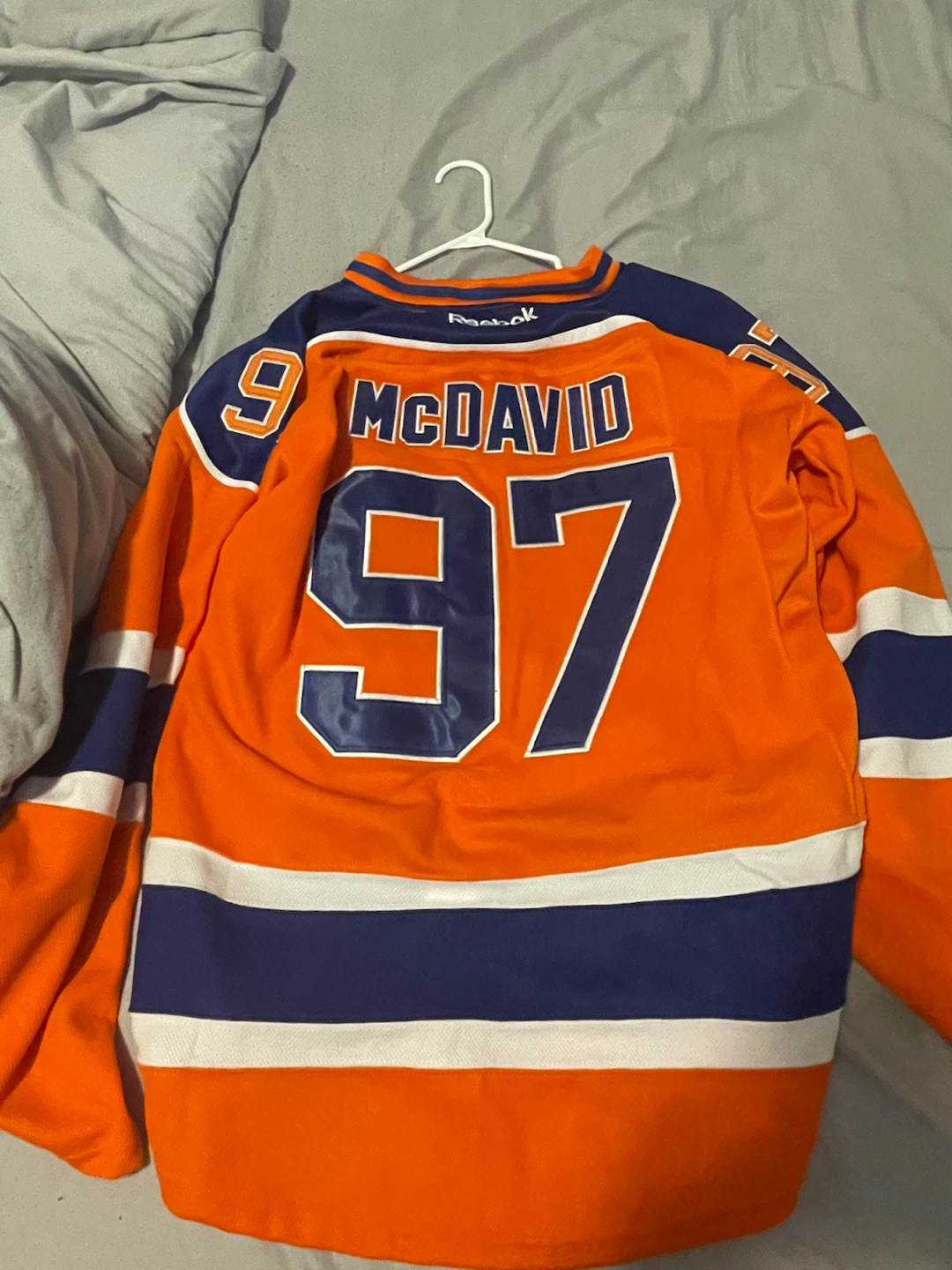 Edmonton Oilers McDavid CCM Jersey Size 52 - photo 3
