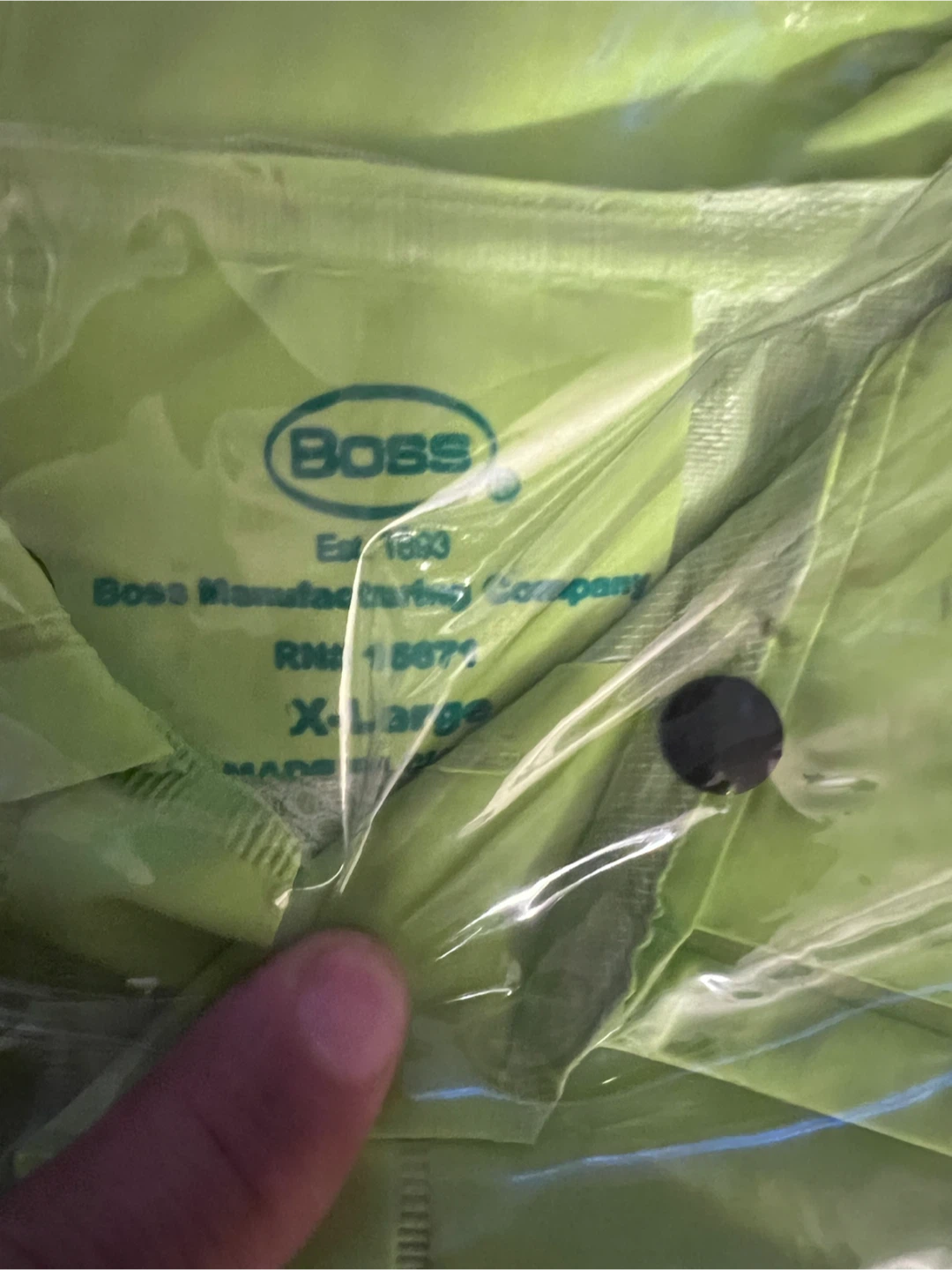 Boss 35 mil High Visibility Rain Jacket - XL - photo 5