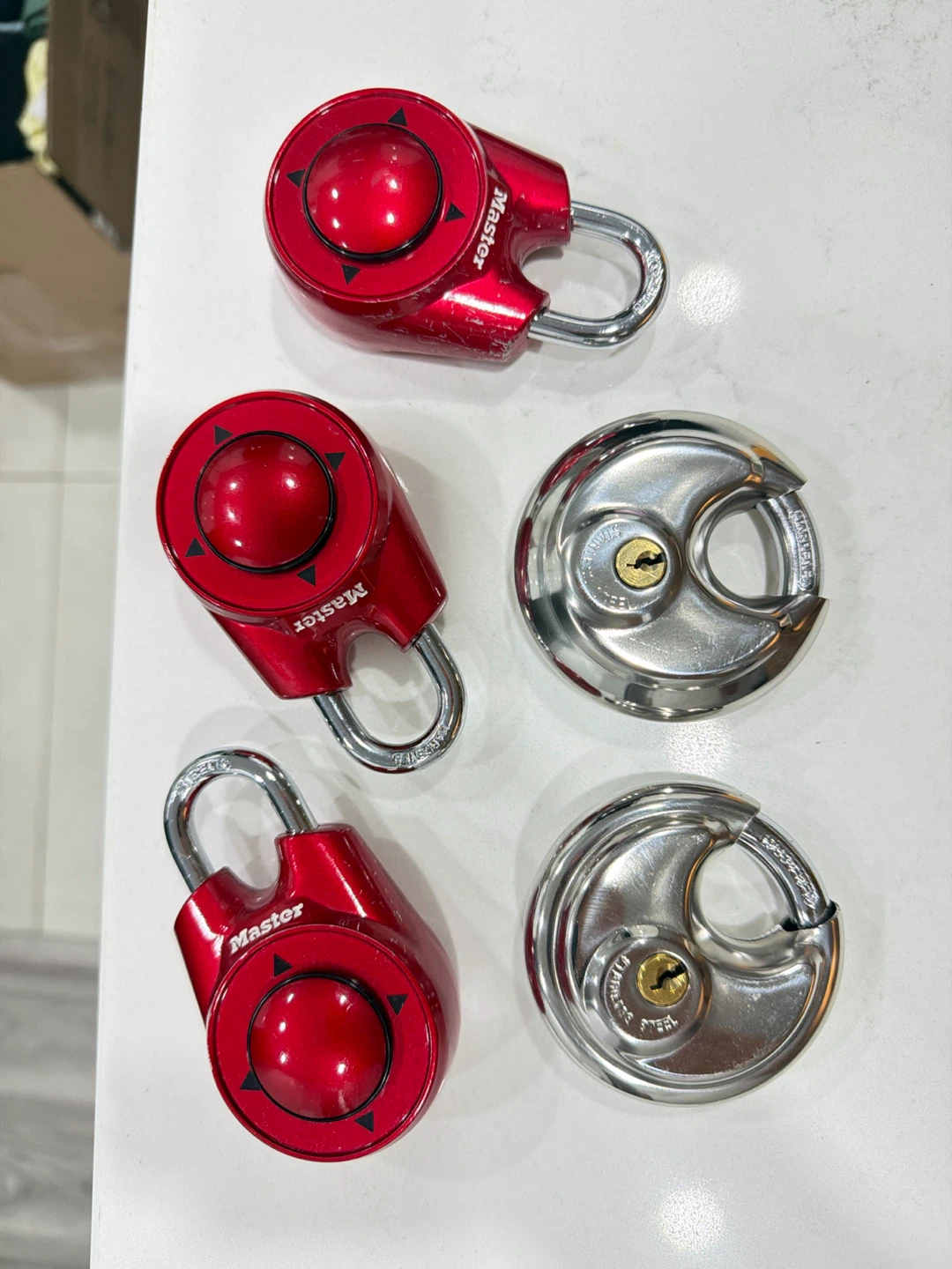 Padlocks, $10 each