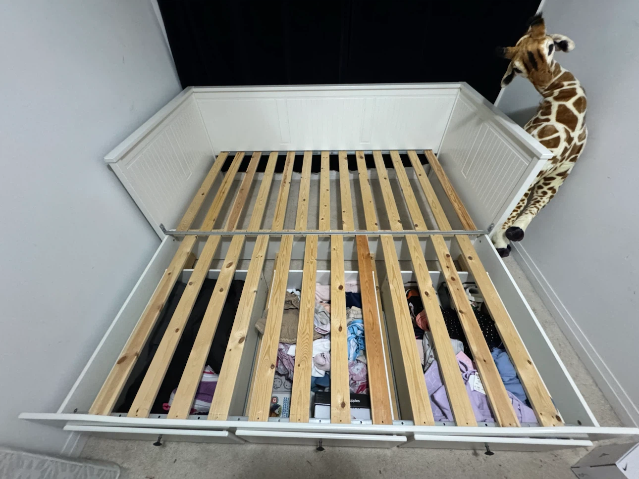 IKEA HEMNES Daybed Frame with 3 Storage Drawers – White - photo 5