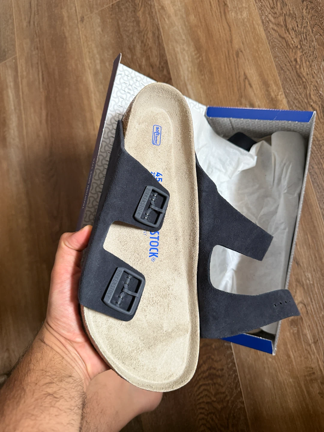 Birkenstock Arizona BS Sandals Size 45 Midnight - photo 2