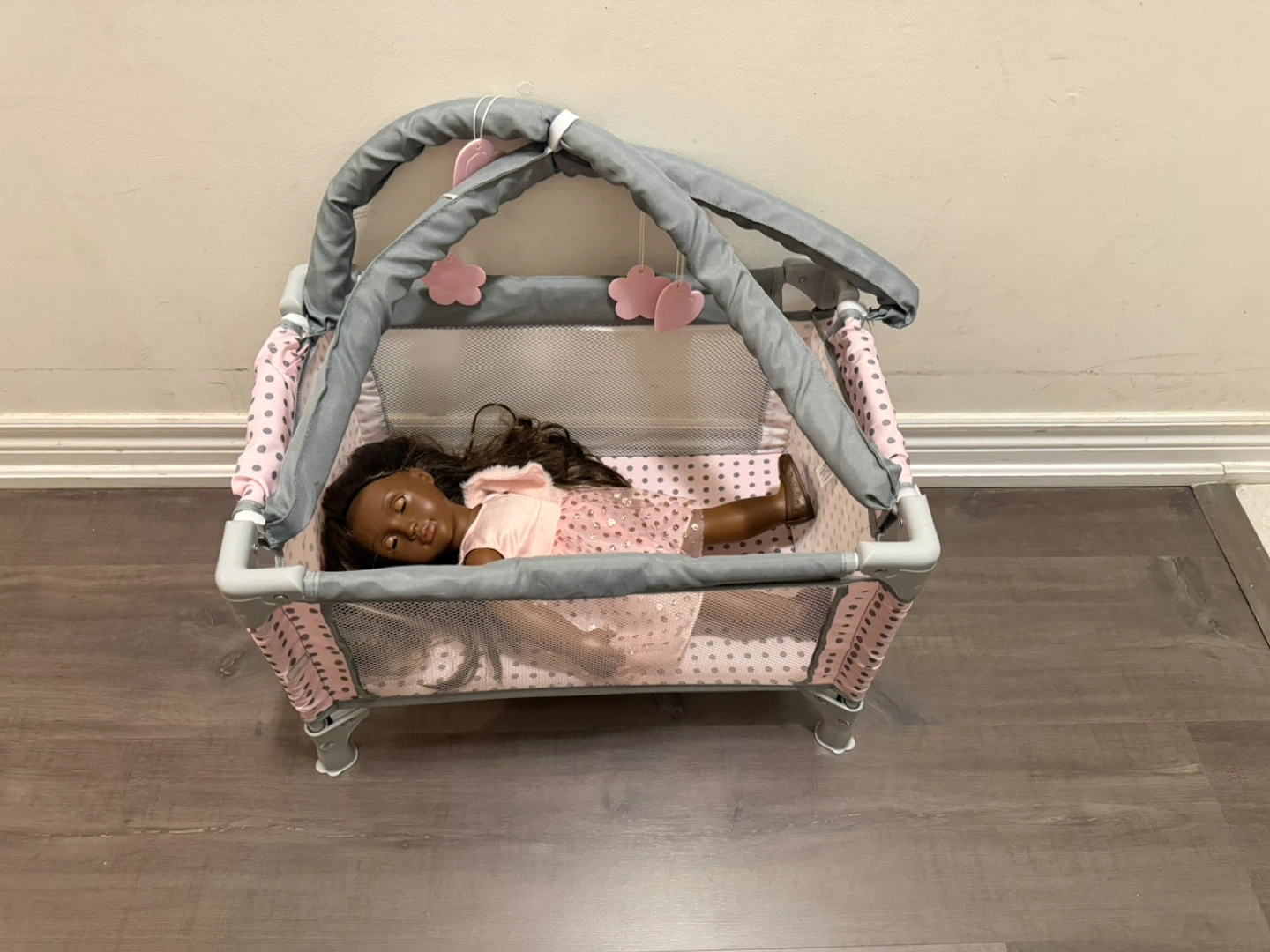 Doll Playpen with Canopy - photo 2