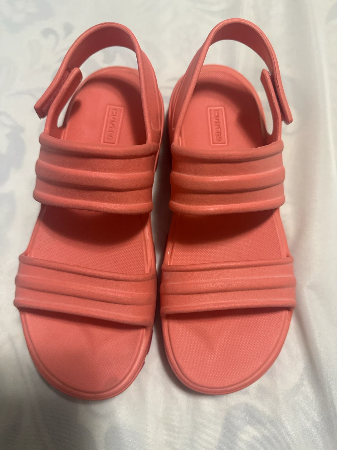 Hunter Sandals Size Pink Coral