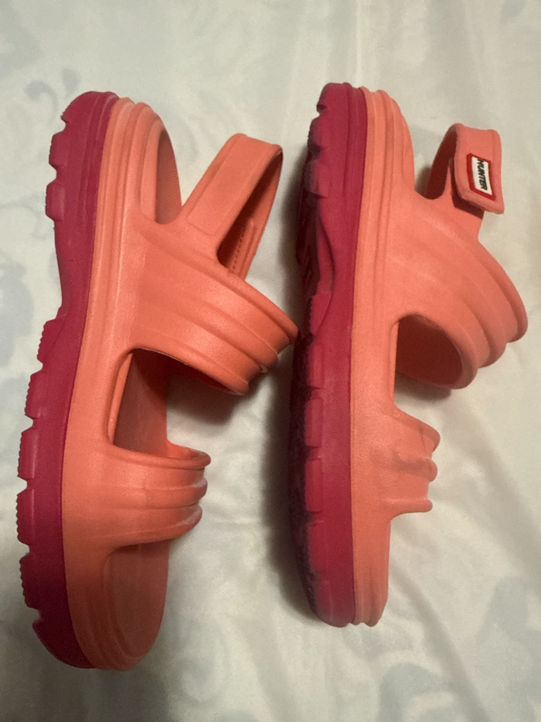 Hunter Sandals Size Pink Coral - photo 2