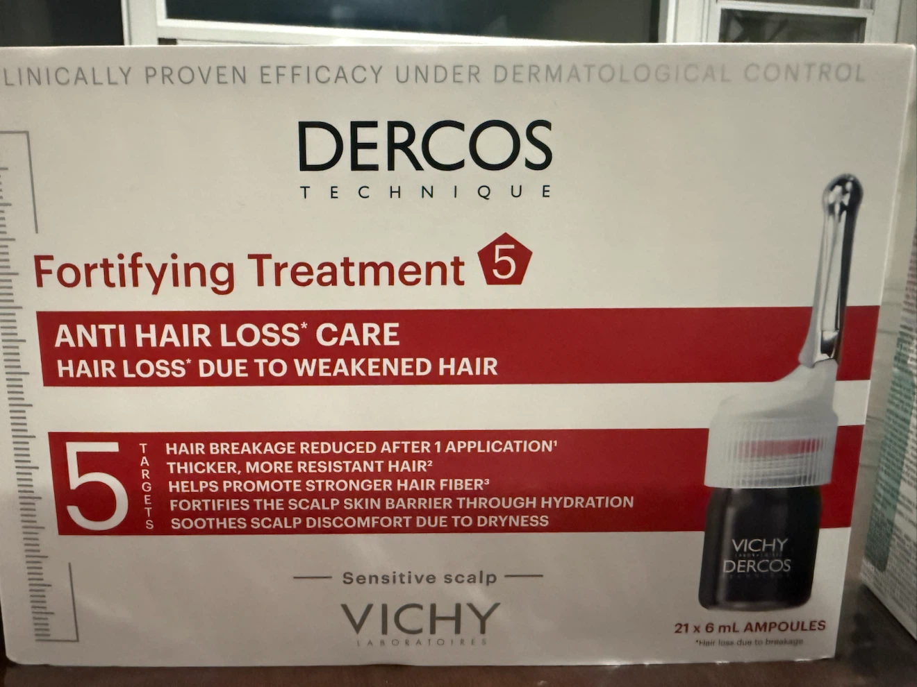 Vichy Dercos Fortifying Treatment Ampoules