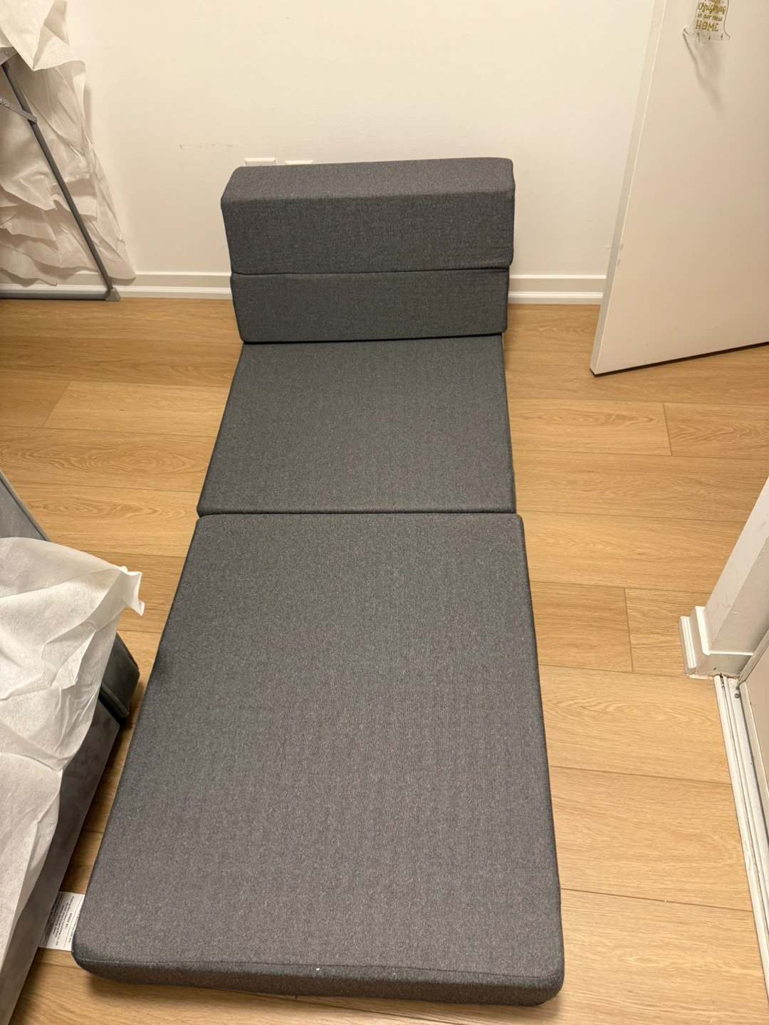 Grey Foldable Foam Mattress/Chair - photo 2