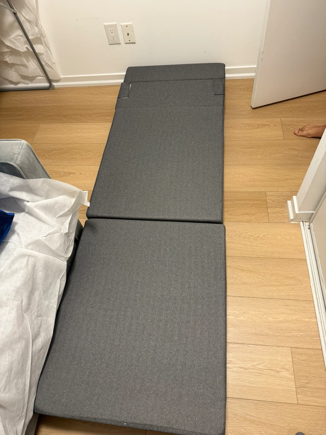 Grey Foldable Foam Mattress/Chair - photo 3