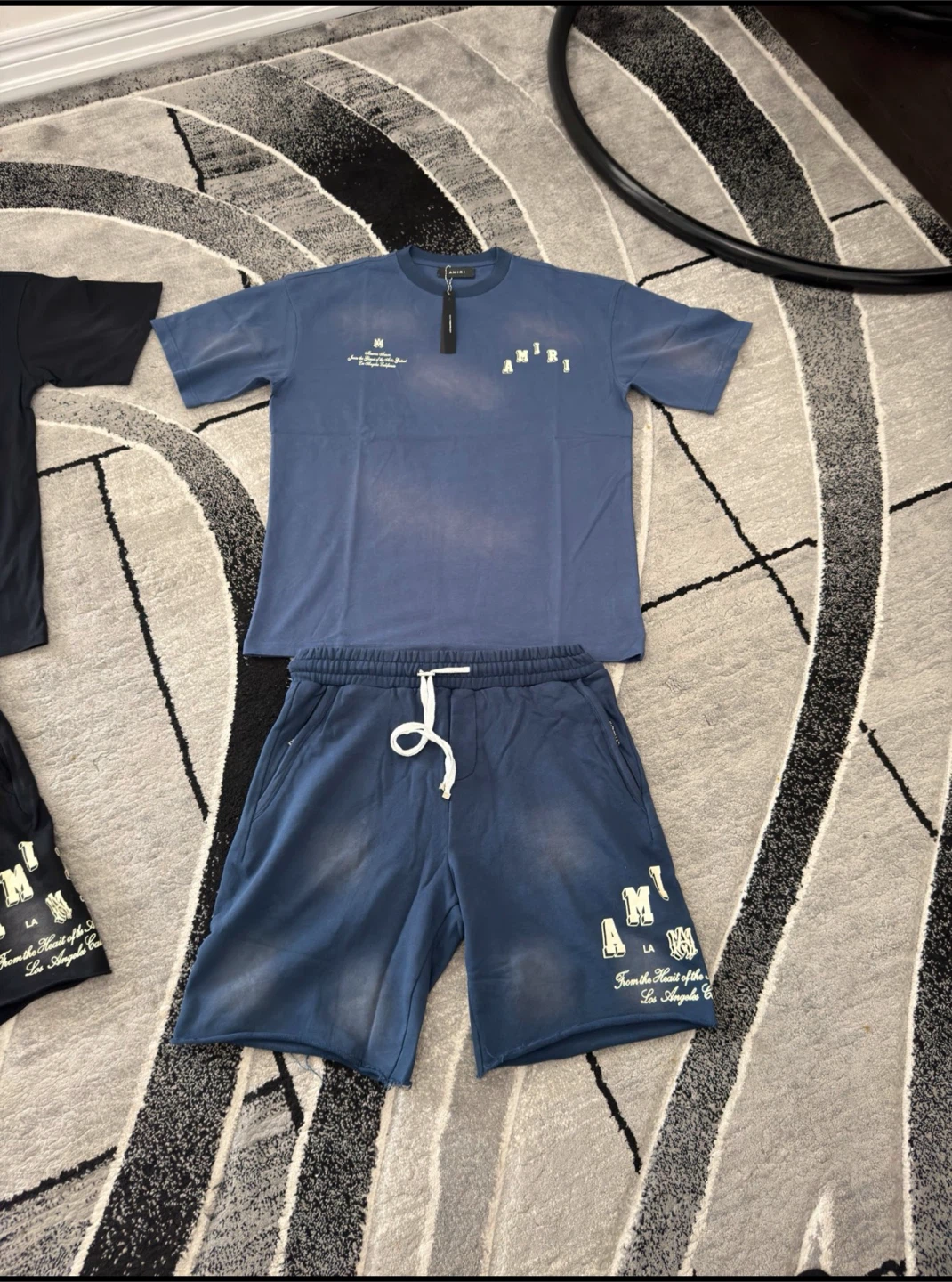 Amiri T-Shirt and Shorts Set