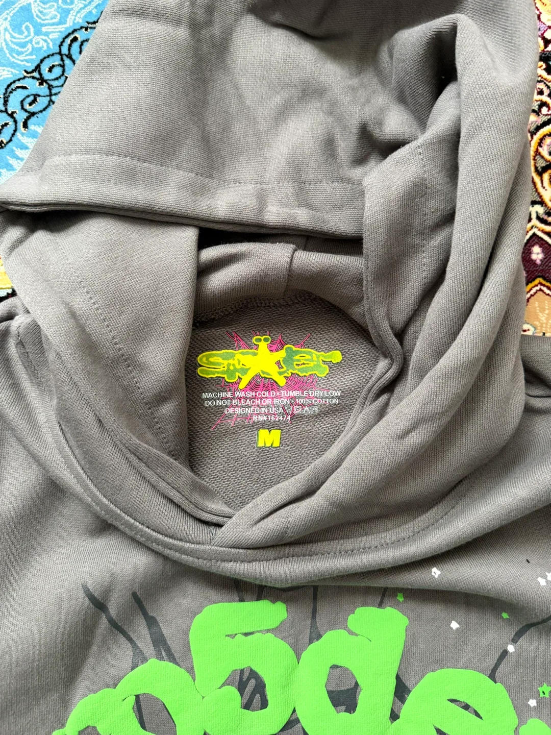 Sp5der Hoodie Grey - photo 3