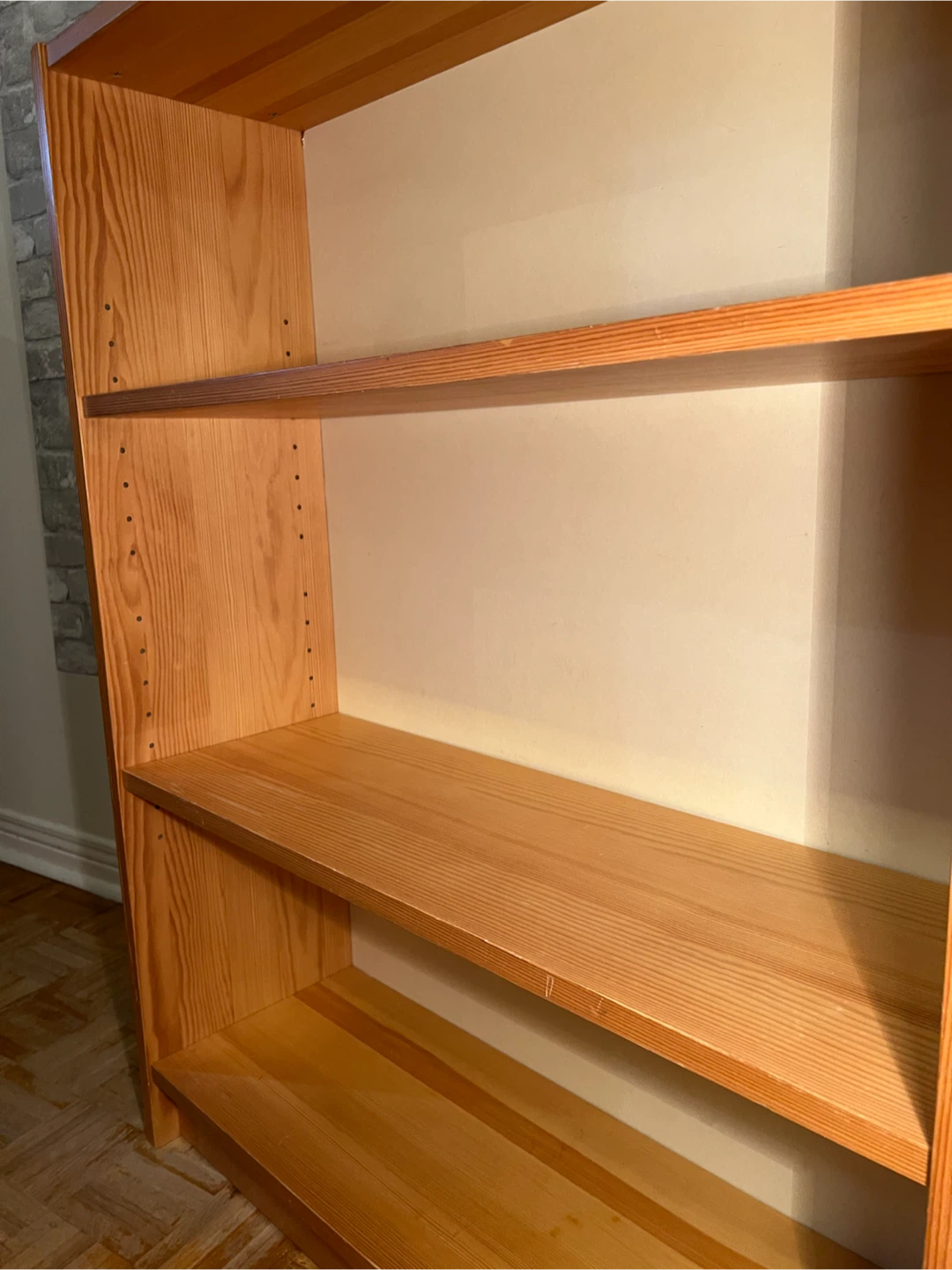 Wooden Bookcase - 3 Shelves - photo 5