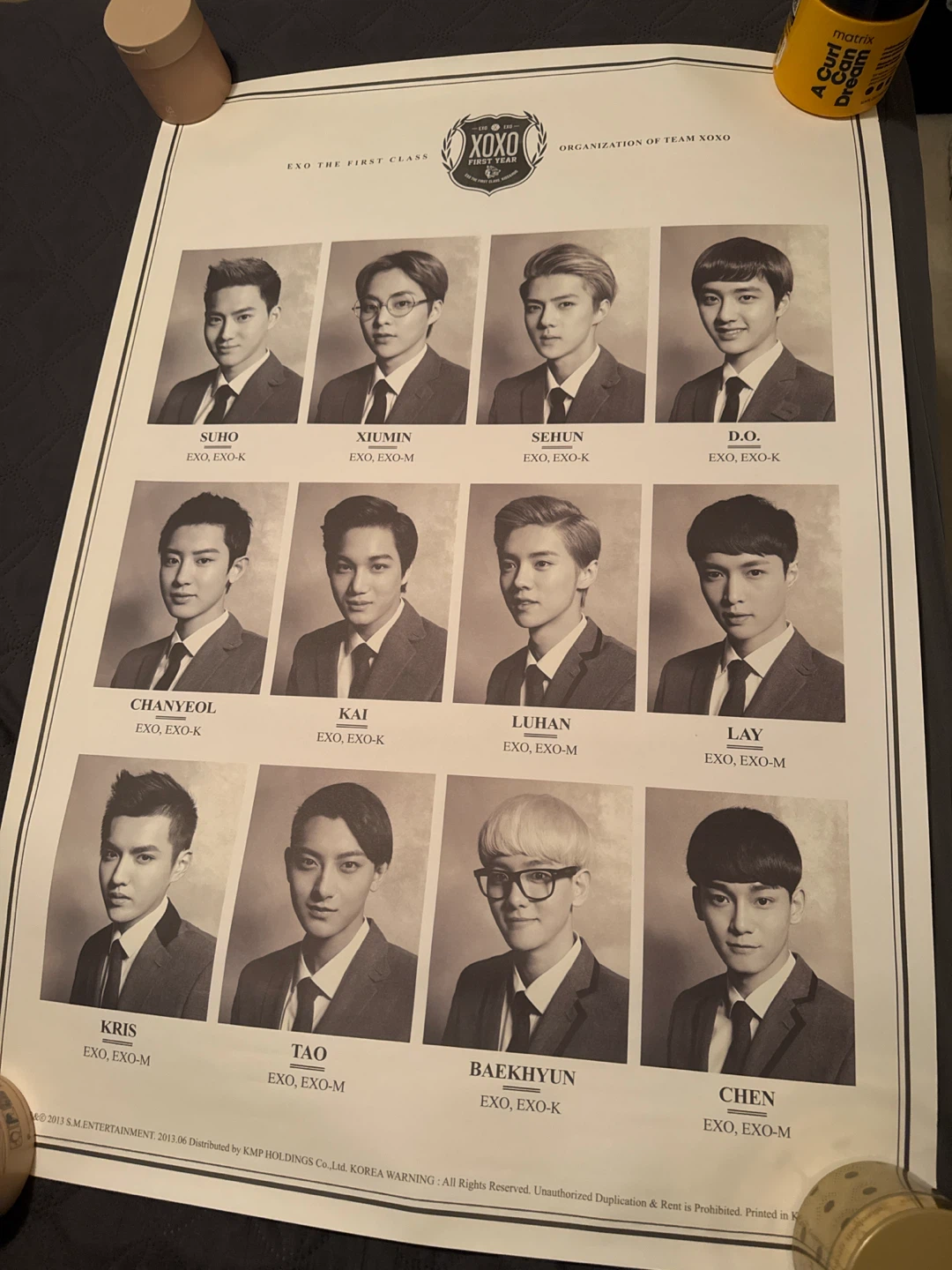 EXO The First Class XOXO Poster