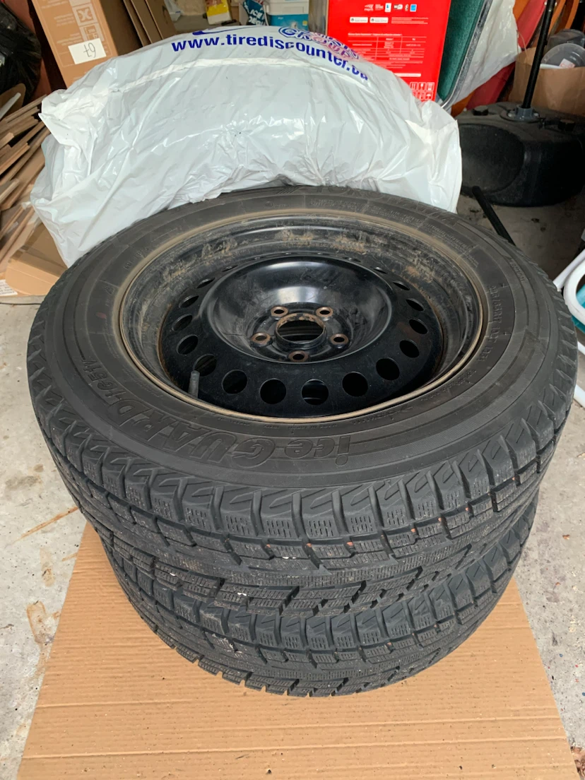 Yokohama iceGUARD iG51V Winter Tires + Steel Rims (Set of 4)