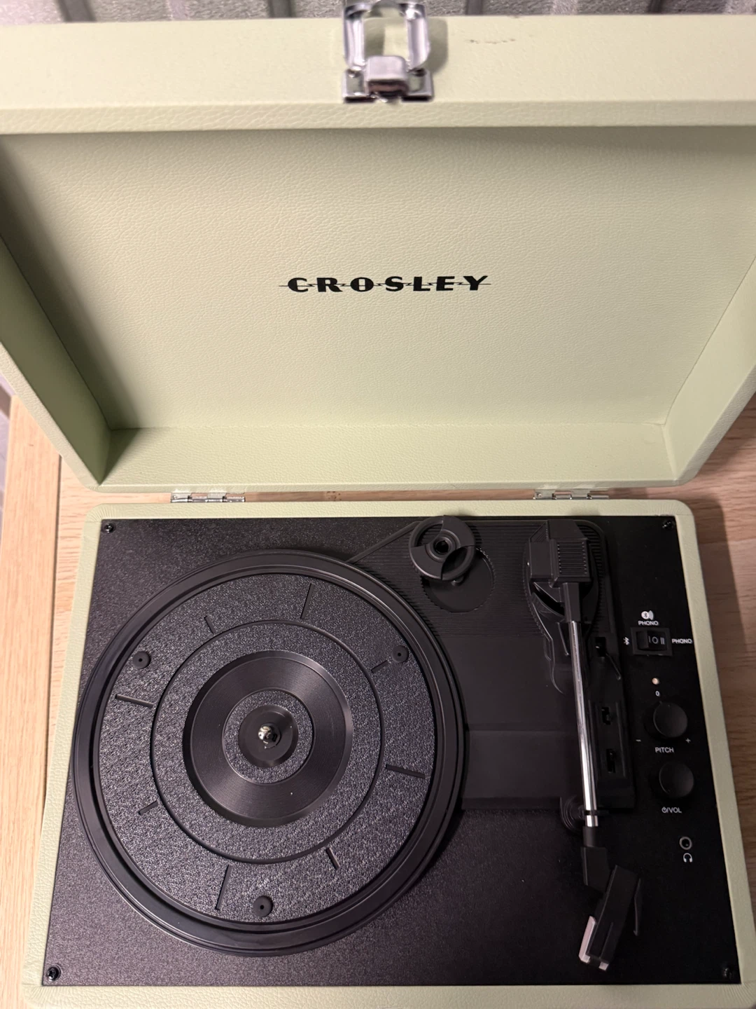 Crosley Portable Turntable Record Player - Light Green
