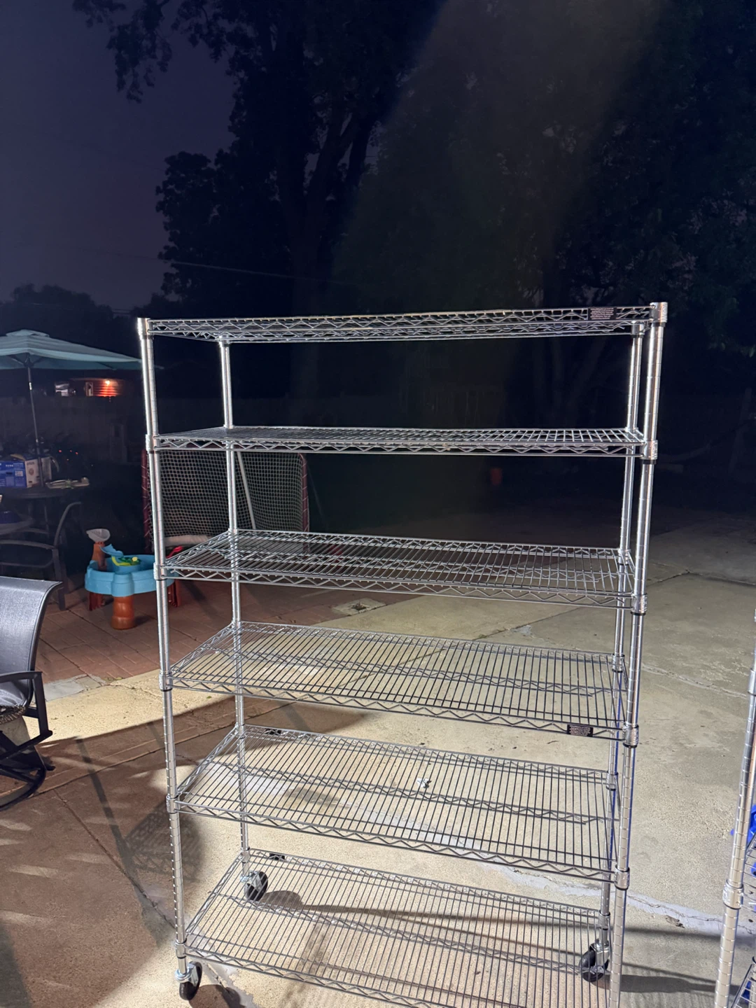 Wire Shelving Unit with Wheels - photo 2
