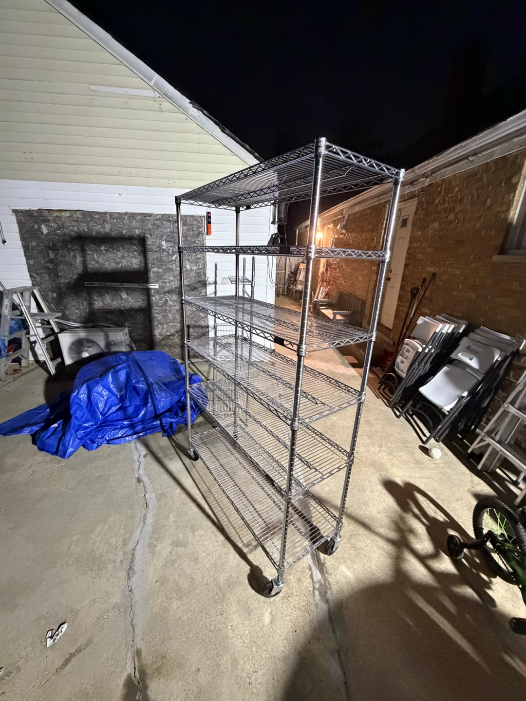 Wire Shelving Unit with Wheels - photo 3