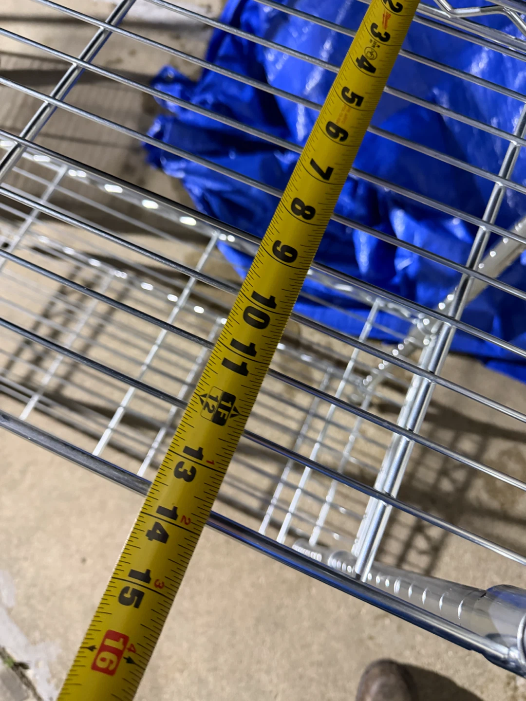 4-Tier Chrome Wire Shelving Rack - photo 4
