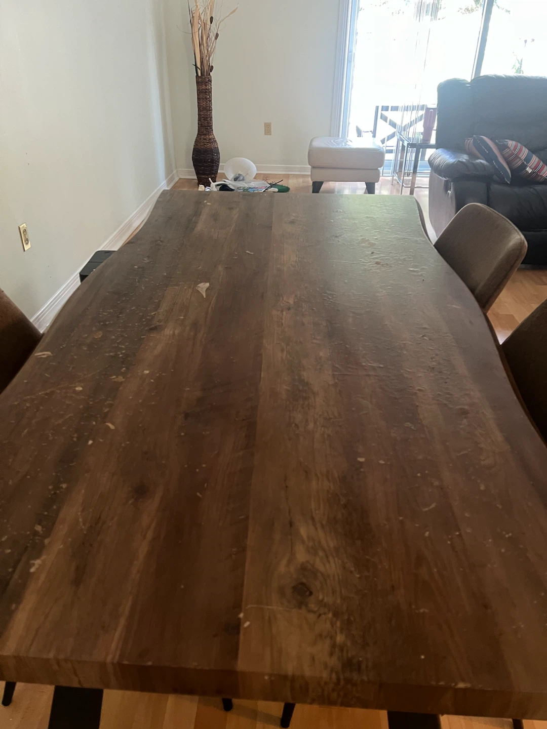 Live Edge Dining Table with 4 Chairs - photo 2