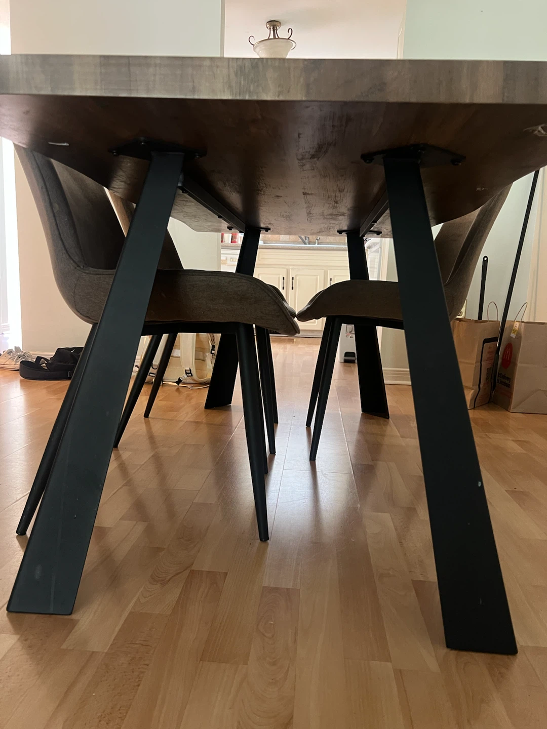 Live Edge Dining Table with 4 Chairs - photo 4