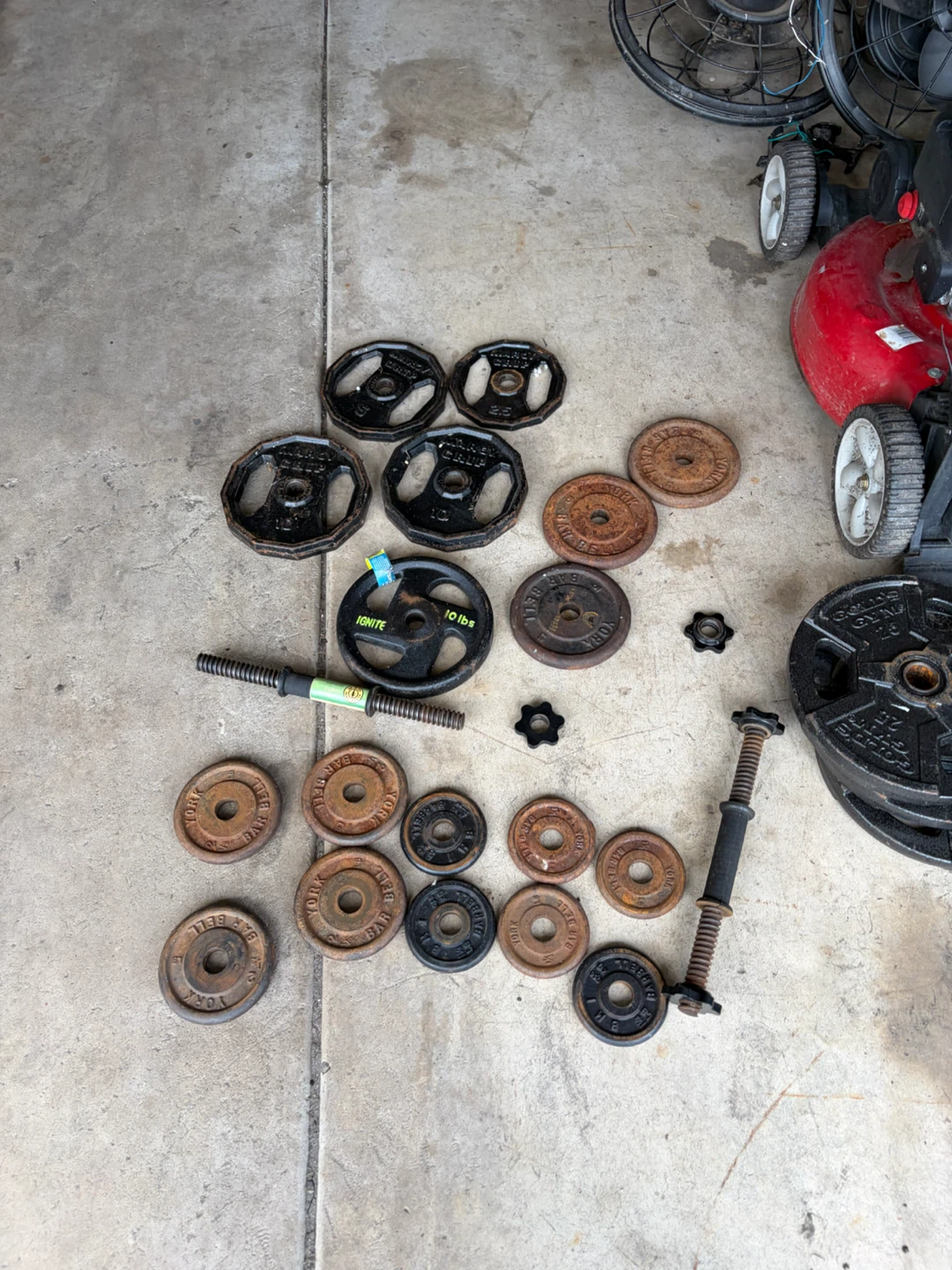Dumbbell and Weight Plate Set