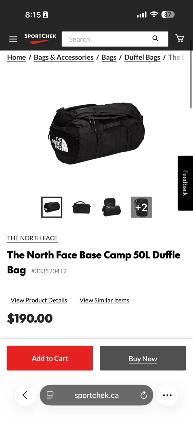 The North Face Base Camp Duffle Bag 50L - photo 2