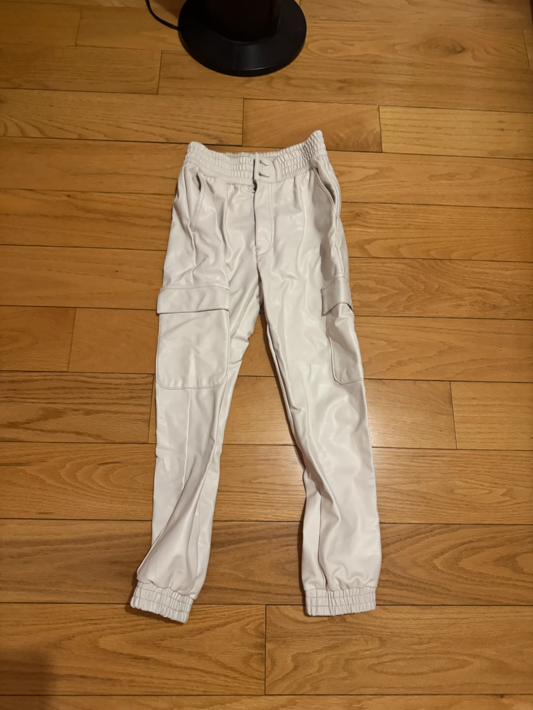 Abercrombie & Fitch Faux Leather Cargo Pants