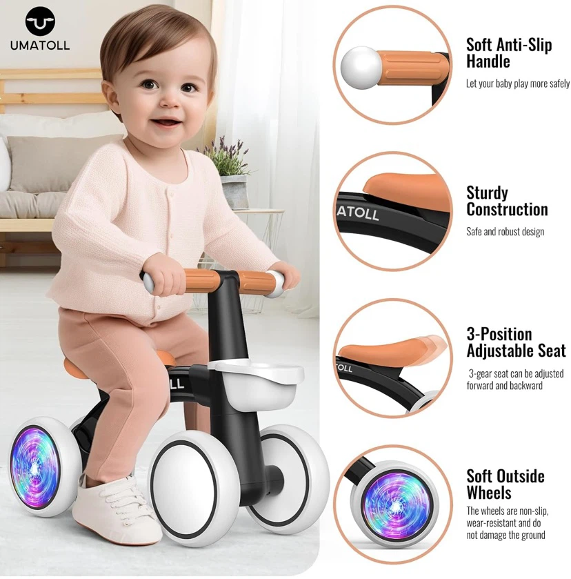 New Baby Balance Bike With Light Up Wheels - photo 3