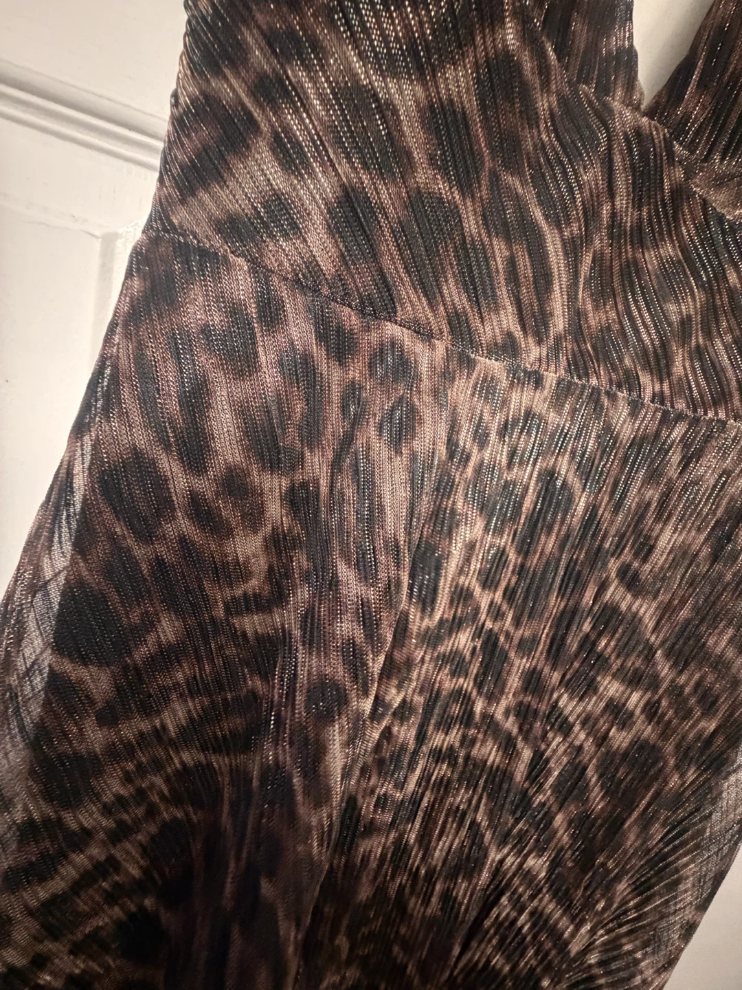 Leopard Print Halter Maxi Dress - photo 3