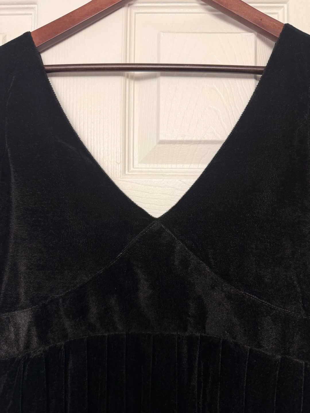 Black Velvet Maxi Dress - photo 3