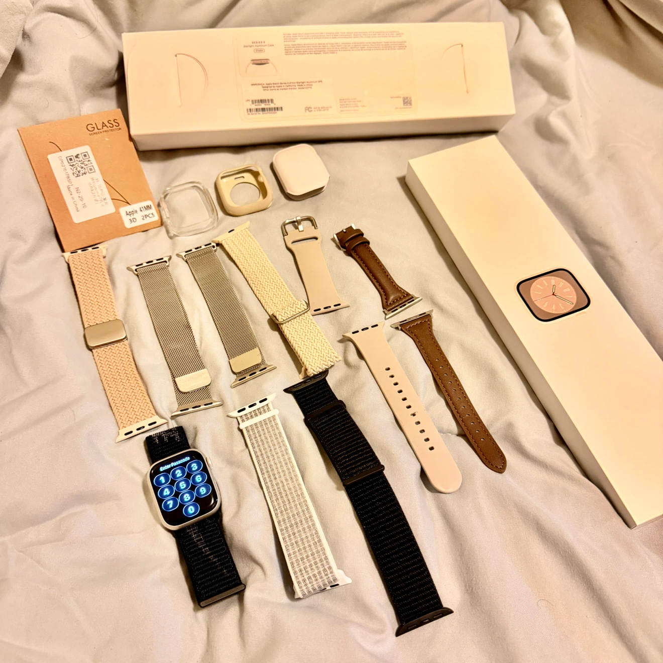 Apple Watch Series 8 41mm Starlight Aluminum GPS