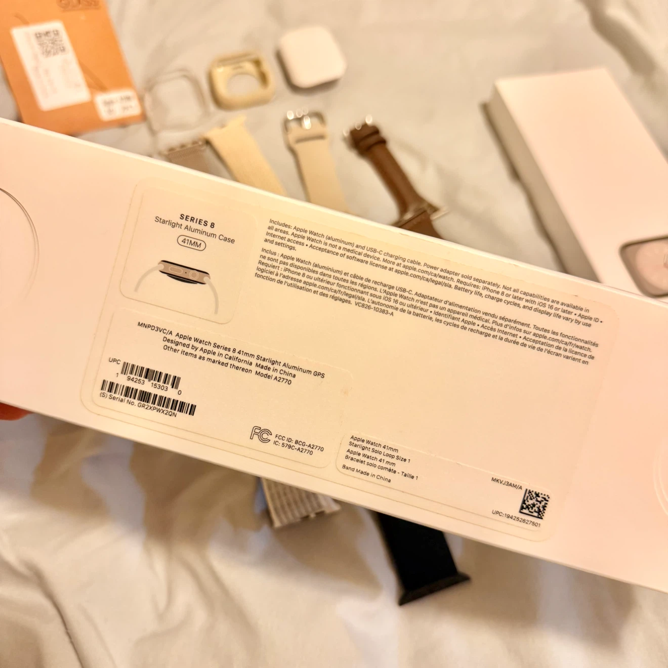 Apple Watch Series 8 41mm Starlight Aluminum GPS - photo 5