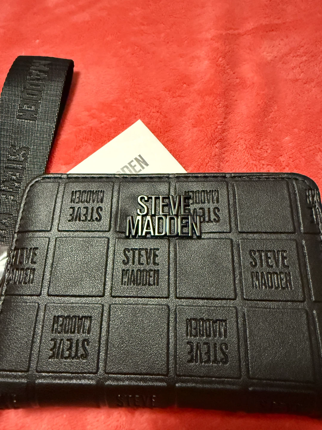 Steve Madden Black Bifeb Strap