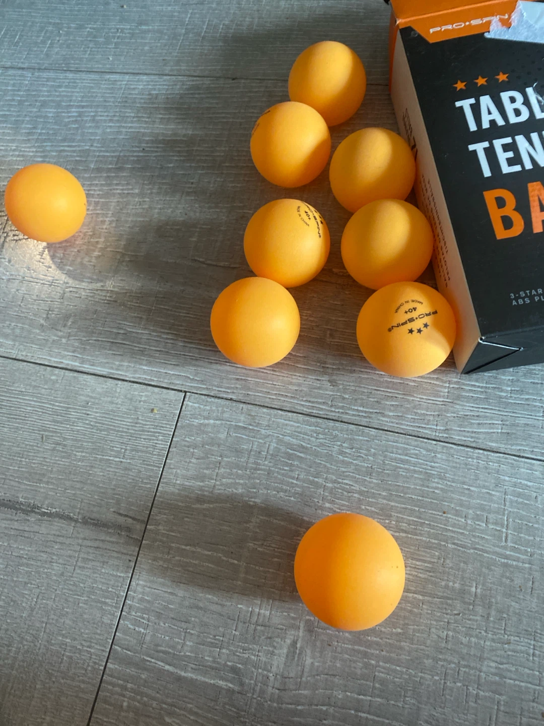 Pro-Spin Orange Table Tennis Balls - photo 3