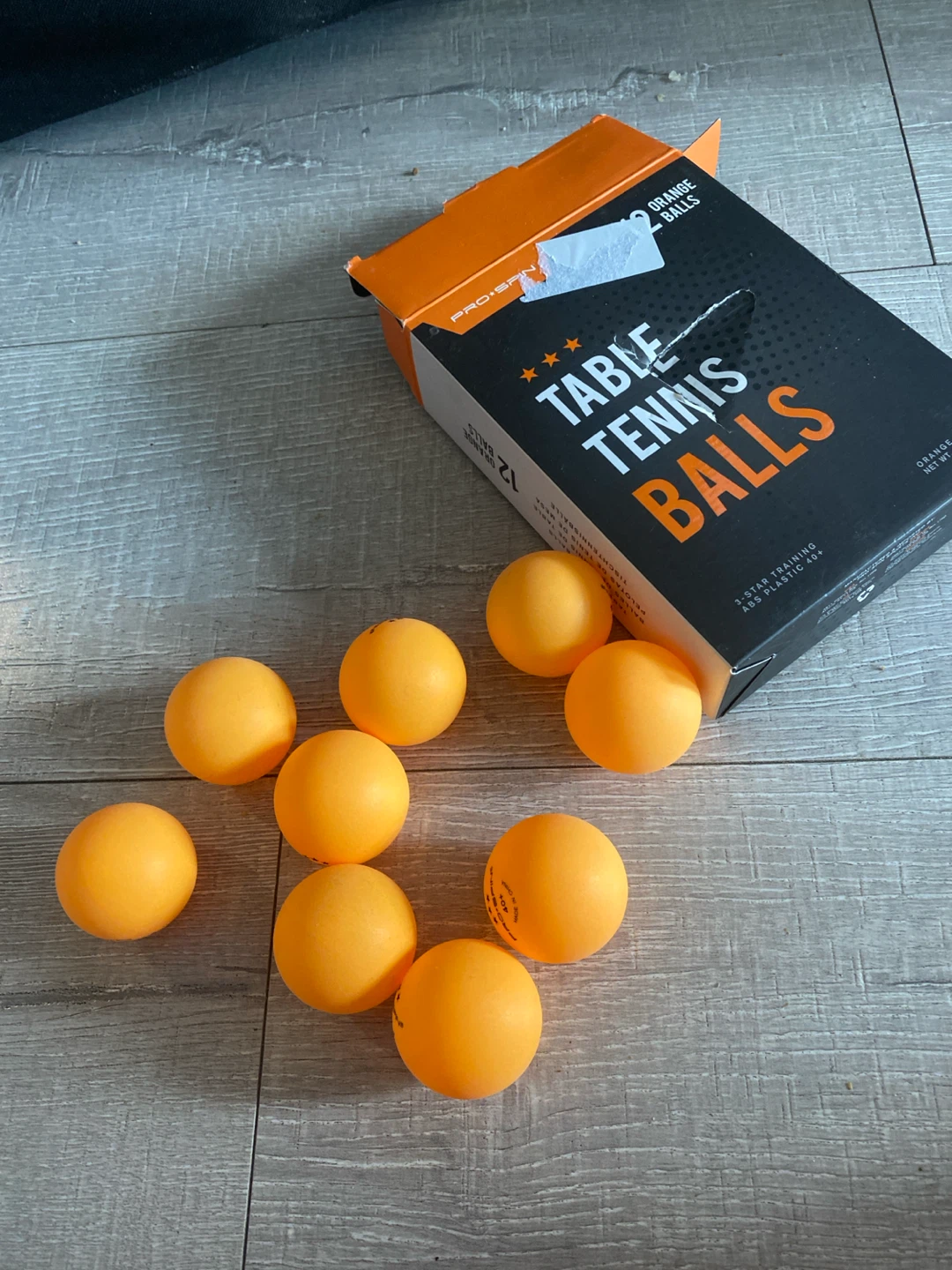 Pro-Spin Orange Table Tennis Balls - photo 5