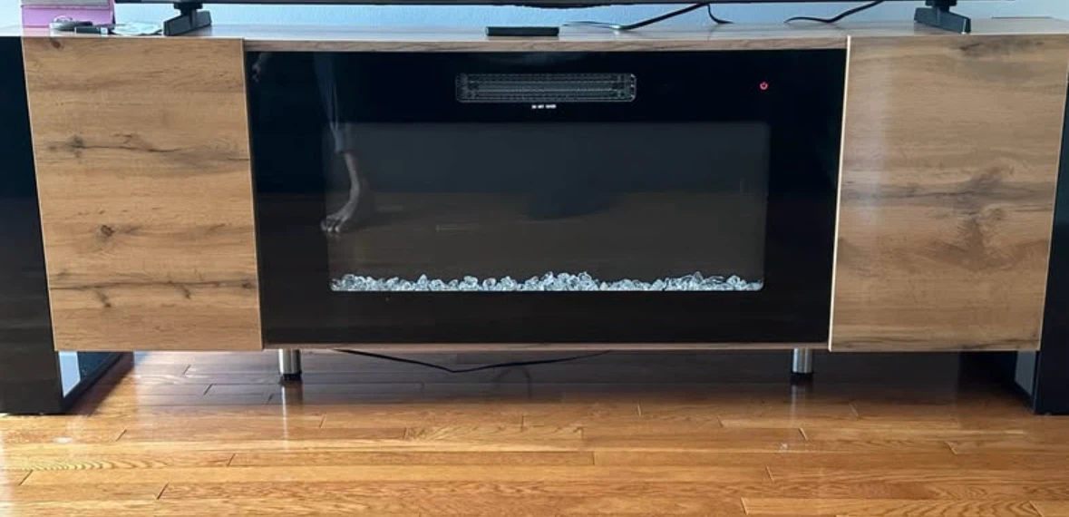Brand New TV Stand with Electric Fireplace - photo 4
