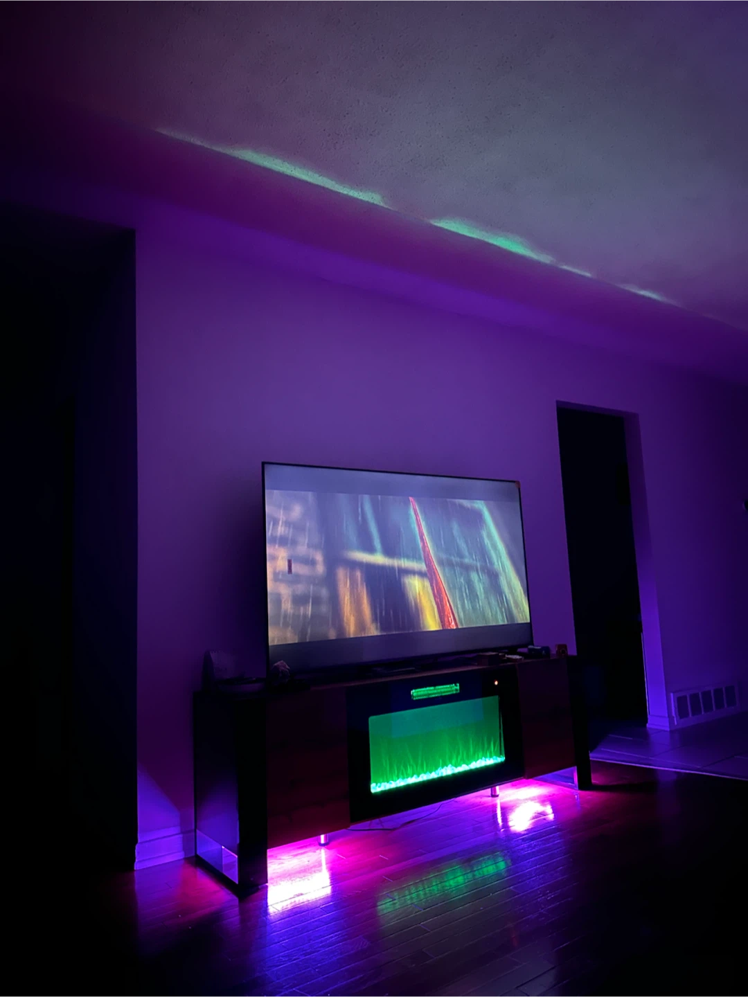 Brand New TV Stand with Electric Fireplace - photo 3