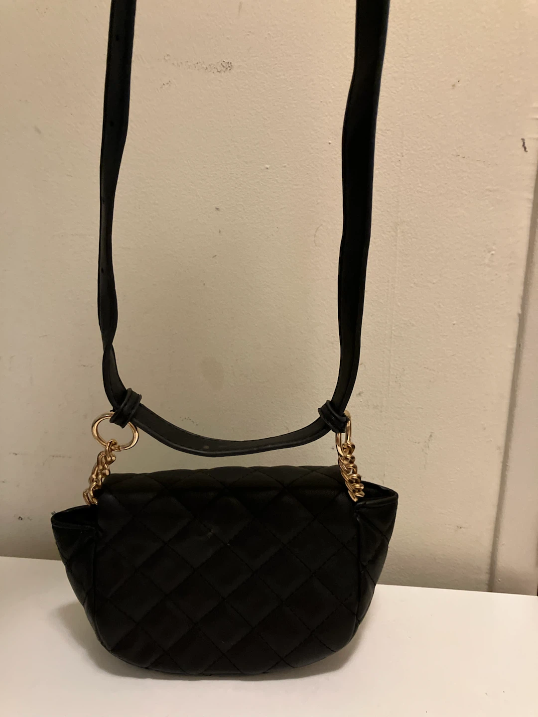 L.A. EXPRESS Quilted Crossbody Bag - Black - photo 3