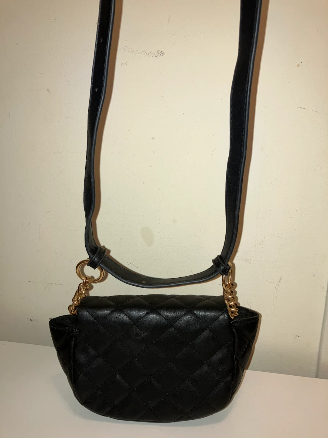 L.A. EXPRESS Quilted Crossbody Bag - Black - photo 4