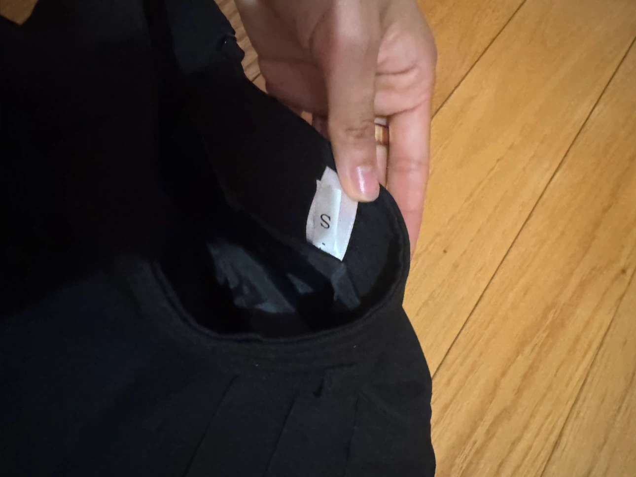 Black Pleated Skirt - Size S - photo 2