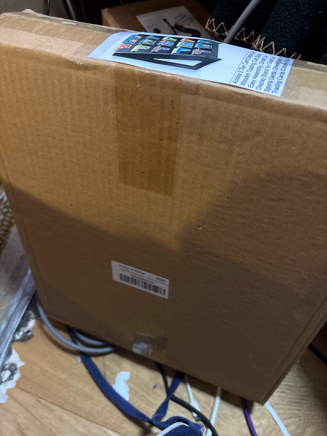 Acidea 5 Tier Wooden Trading Card Display Stand - photo 2