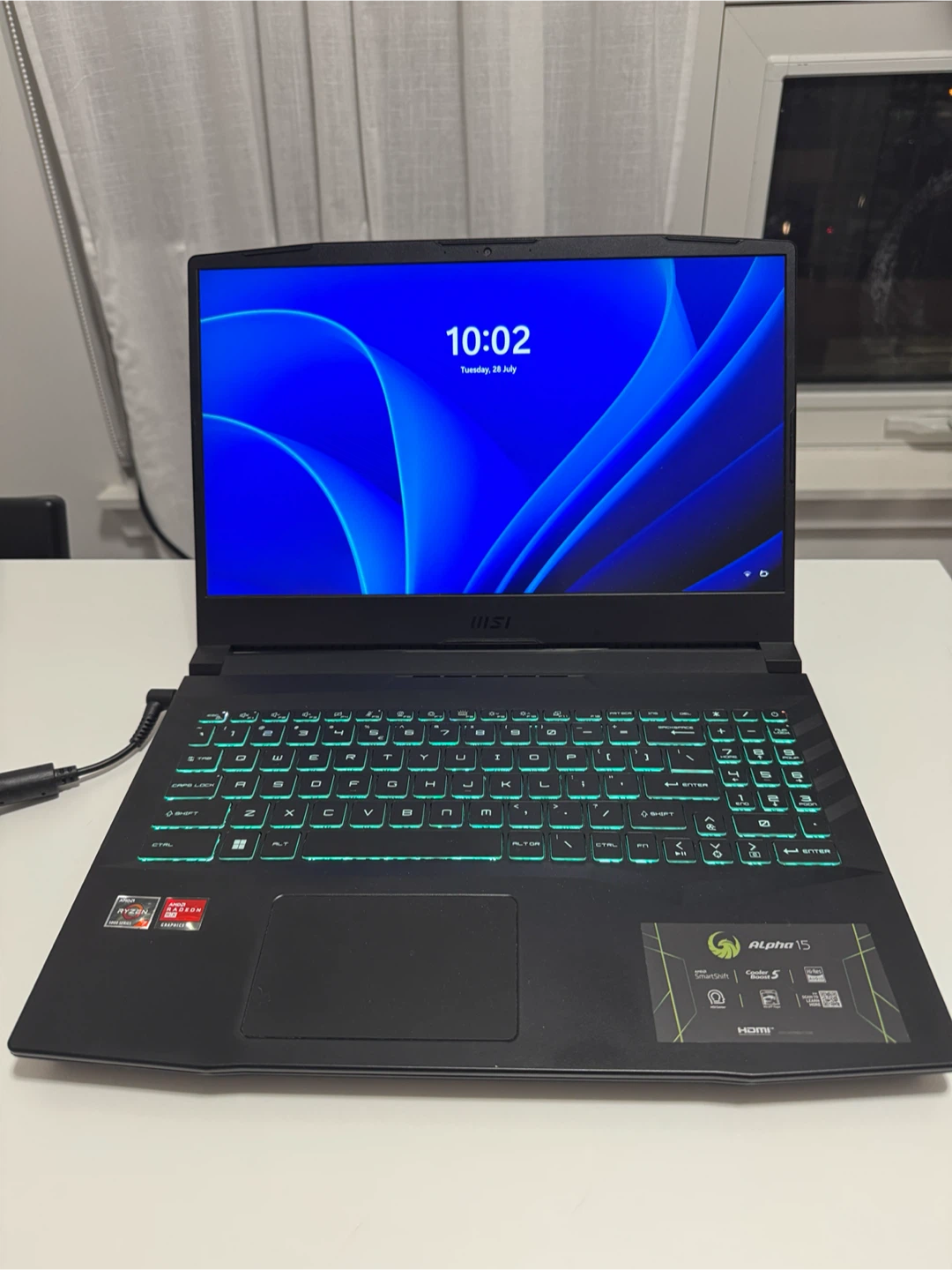 MSI Alpha 15 Gaming Laptop