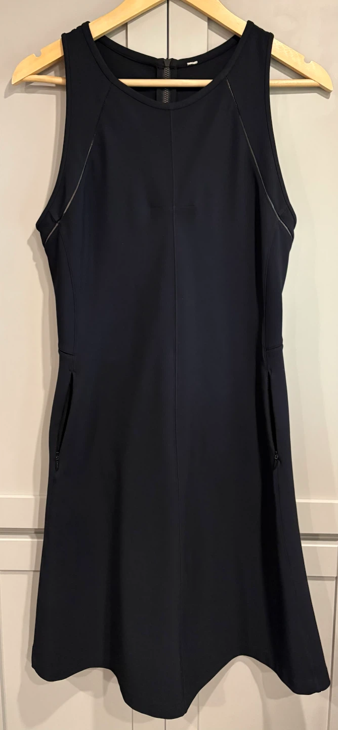 Lululemon “go til Dawn” Black Sleeveless Dress - Size 10 - photo 2