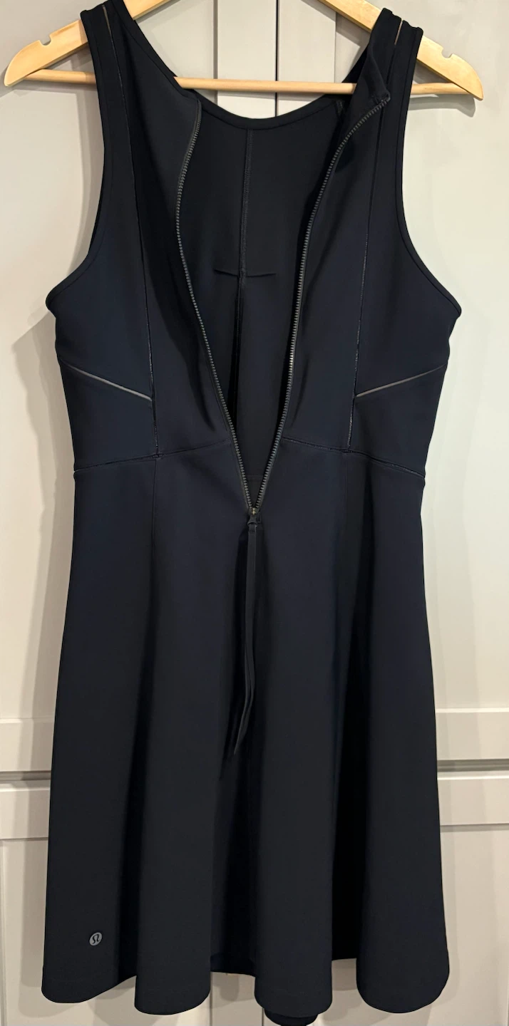 Lululemon “go til Dawn” Black Sleeveless Dress - Size 10 - photo 3