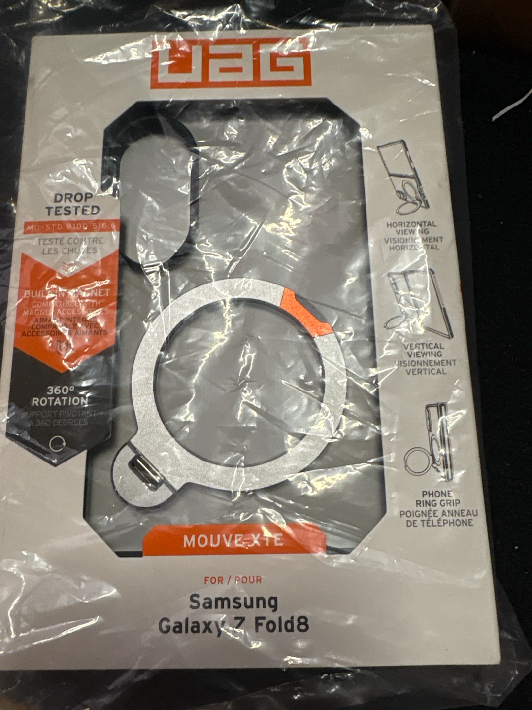 UAG Samsung Galaxy Z Fold8 Case w/Kickstand - XTE Ice