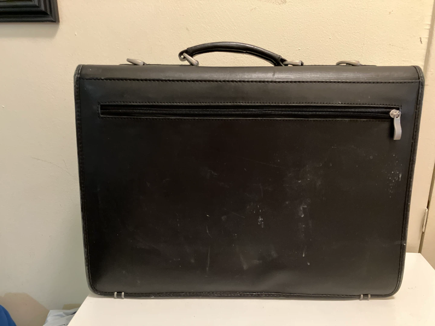 Black Leather Briefcase - photo 2