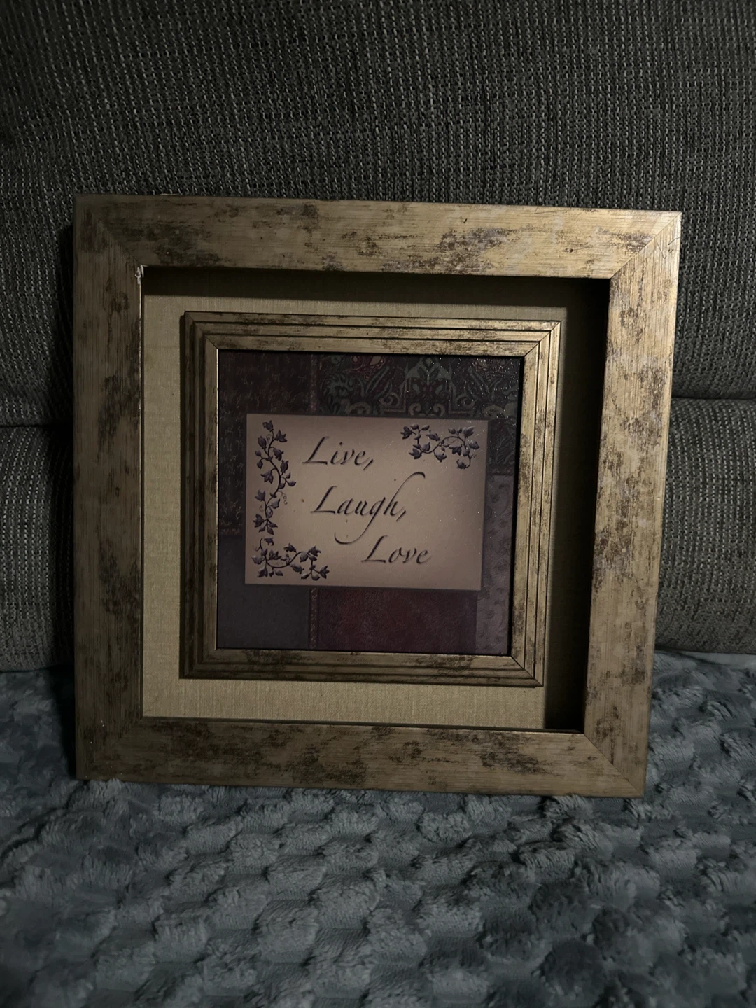 Decorative Wall Art Frame with "Live, Laugh, Love" quote - photo 2